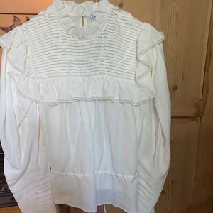 White blouse size small Mango brand new
